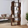 Voir la diapositive 1 : VIDAXL Bibliotheque/Cloison Chene marron 80x24x192cm Bois d'ingenierie