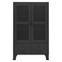 Voir la diapositive 3 : VIDAXL Coffre de rangement industriel Noir 70x40x115 cm Metal