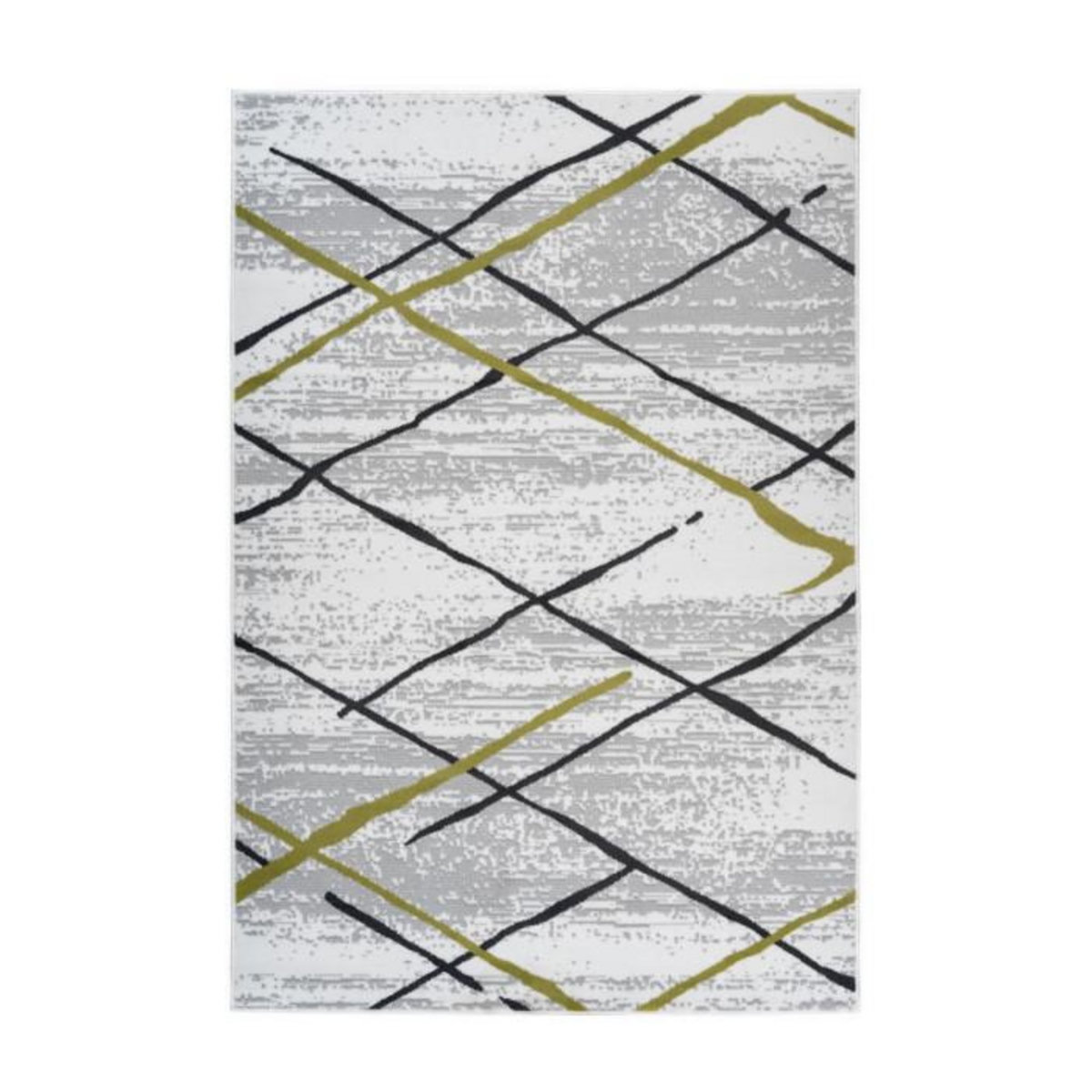 Paris Prix Tapis Rayures à Poils Courts  Vancouver I  Vert