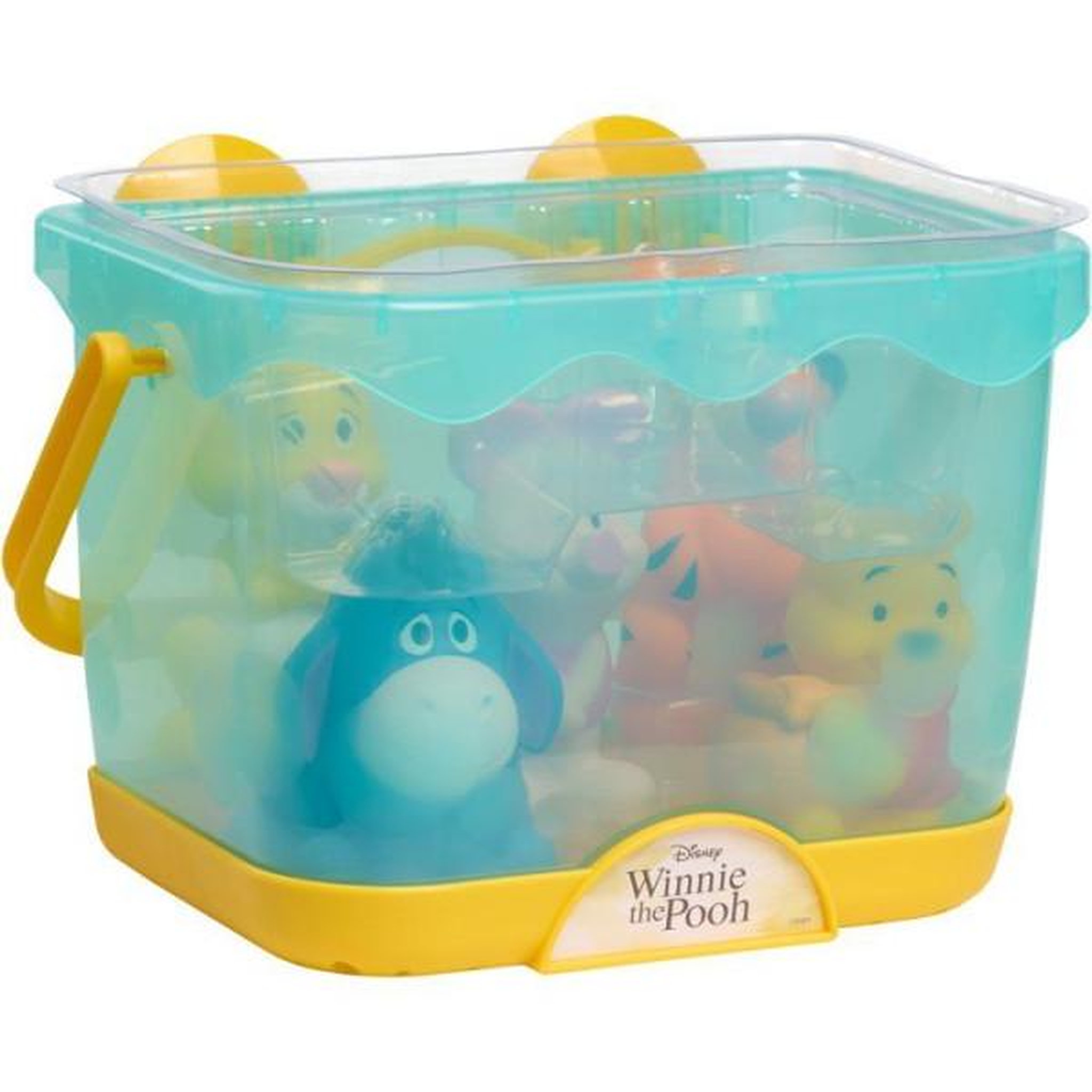 Voir la diapositive 6 : DISNEY Jouets de bain - DISNEY Winnie l'Ourson - 5 figurines - Panier de rangement - 12 cm