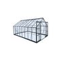 Voir la diapositive 3 : GREEN PROTECT Serre de jardin en verre trempé 14,52m² 