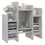 Voir la diapositive 4 : VIDAXL Armoire laterale Gris beton 60x26x60 cm Agglomere