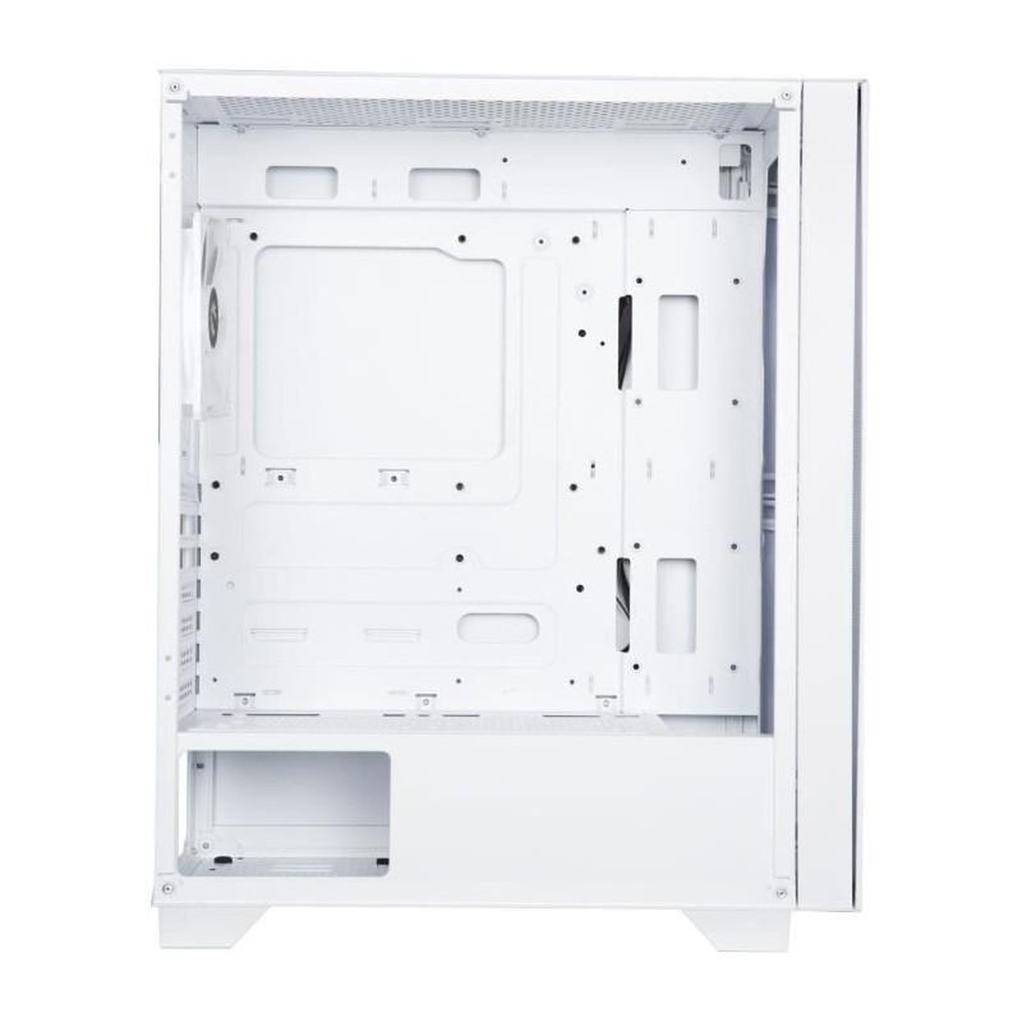 Voir la diapositive 5 : BitFenix Boîtier PC - BITFENIX - Flow (Blanc) - Moyen tour - Format ATX - Sans alimentation