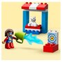 LEGO Duplo 10963 Spider Man et ses amis aventures fête foraine? Jouet pour Enfants 2 Ans à Construire, avec Hélicoptère et Figurine Hulk