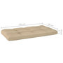 Voir la diapositive 5 : VIDAXL Canape d'angle palette de jardin Bois de pin impregne de blanc