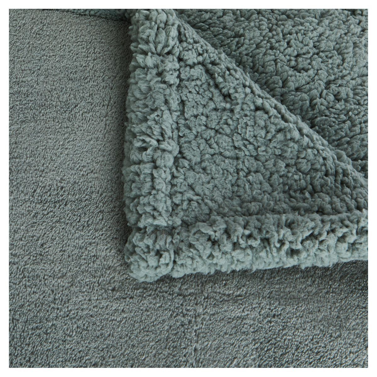 ACTUEL Couverture unie bi- matière en polyester 240g/m² SWEET 