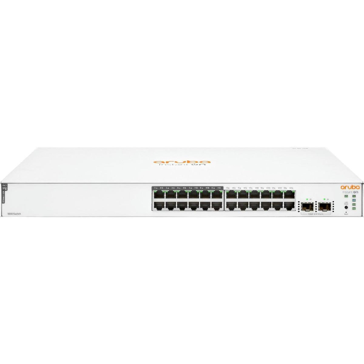 HPE Commutateur HP HPE Aruba Instant On 1830 24 ports Gigabit PoE