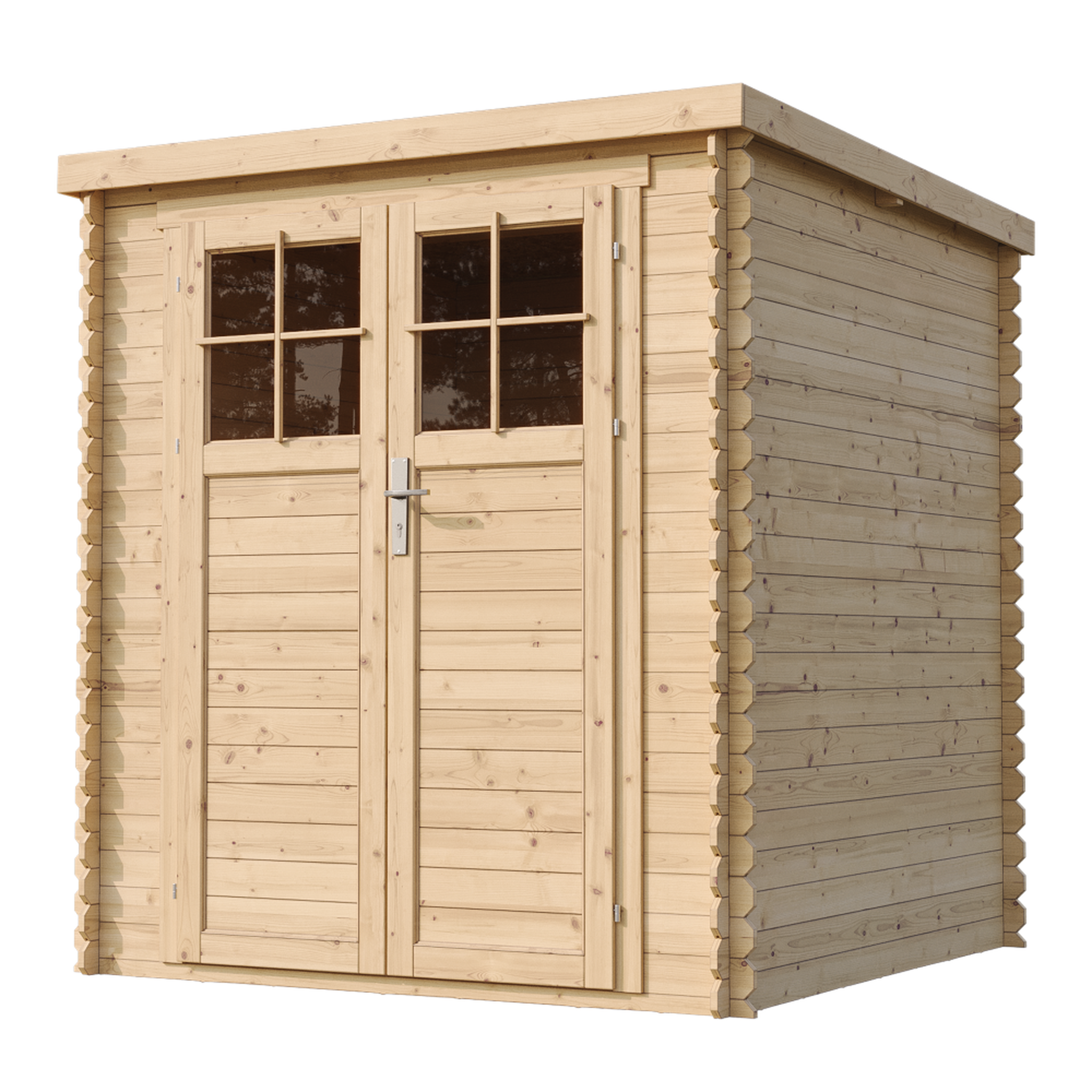 Voir la diapositive 3 : TIMBELA Abri de Jardin en Bois 3,53 m², Cabane de Jardin Exterieur 19 mm épaisseur de Paroi, avec M309F