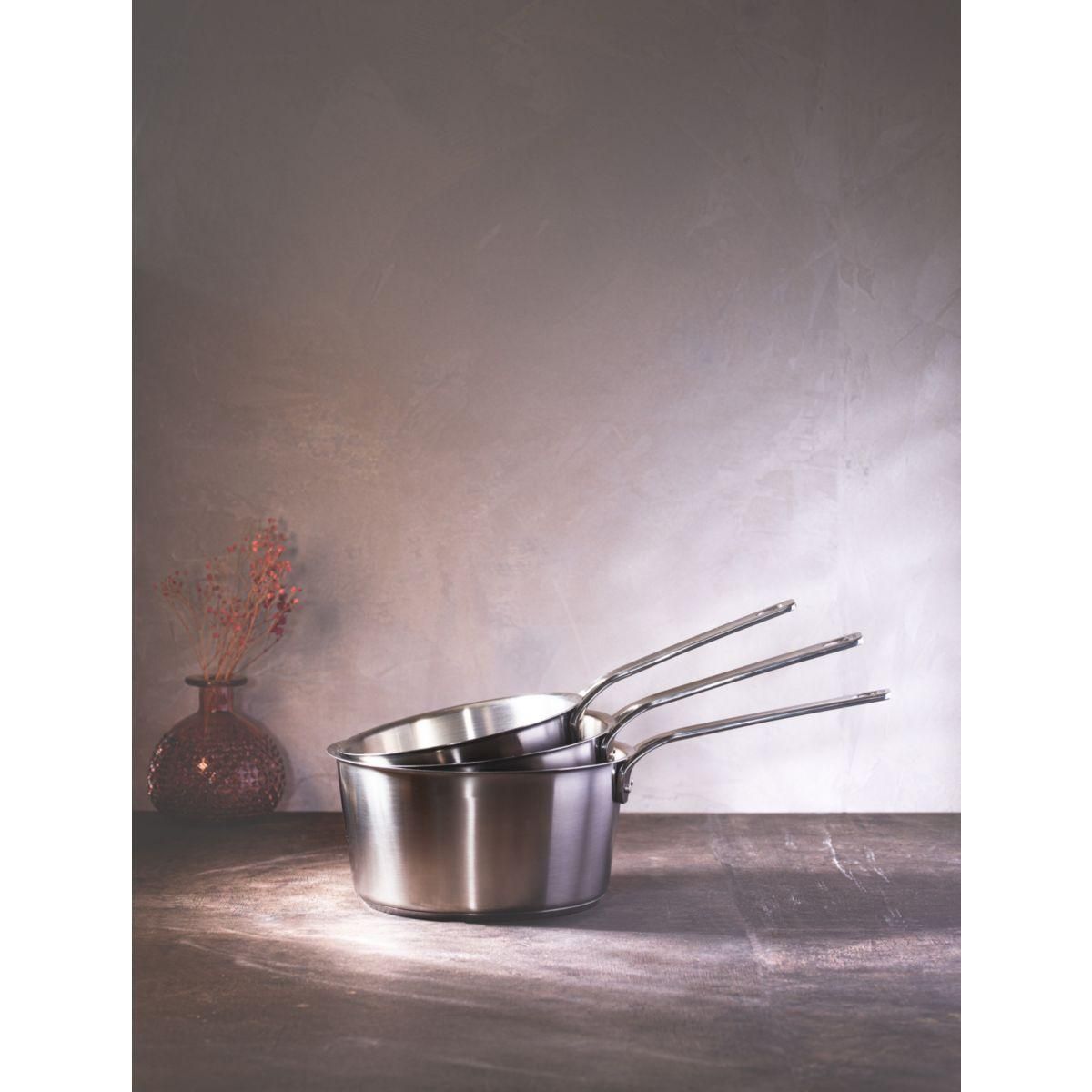 CRISTEL Batterie de cuisine de 3 casseroles 16/18/20 cm - 1826