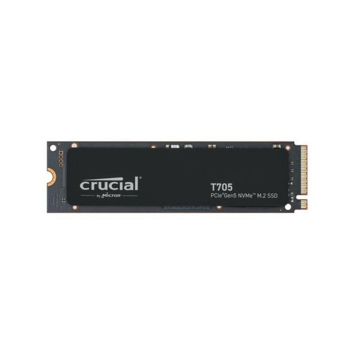 Crucial SSD Interne Gaming - CRUCIAL - T705 SSD 1To PCIe Gen5 NVMe M.2 (2024) - Rétrocompatibilité PCIe 3.0 et 4.0 - CT1000T705SSD3