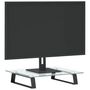 Voir la diapositive 3 : VIDAXL Support de moniteur noir 40x35x8 cm verre trempé et métal