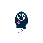 Flensted Puffing Troll Bleu