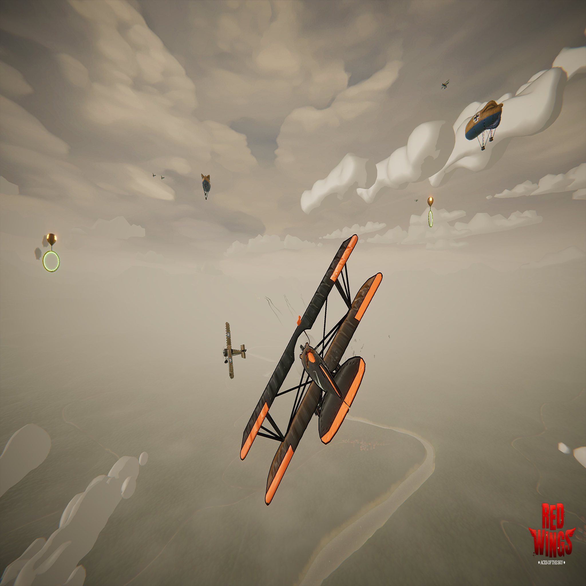Voir la diapositive 7 : Red wings ! Aces of the sky Baron Edition PS4