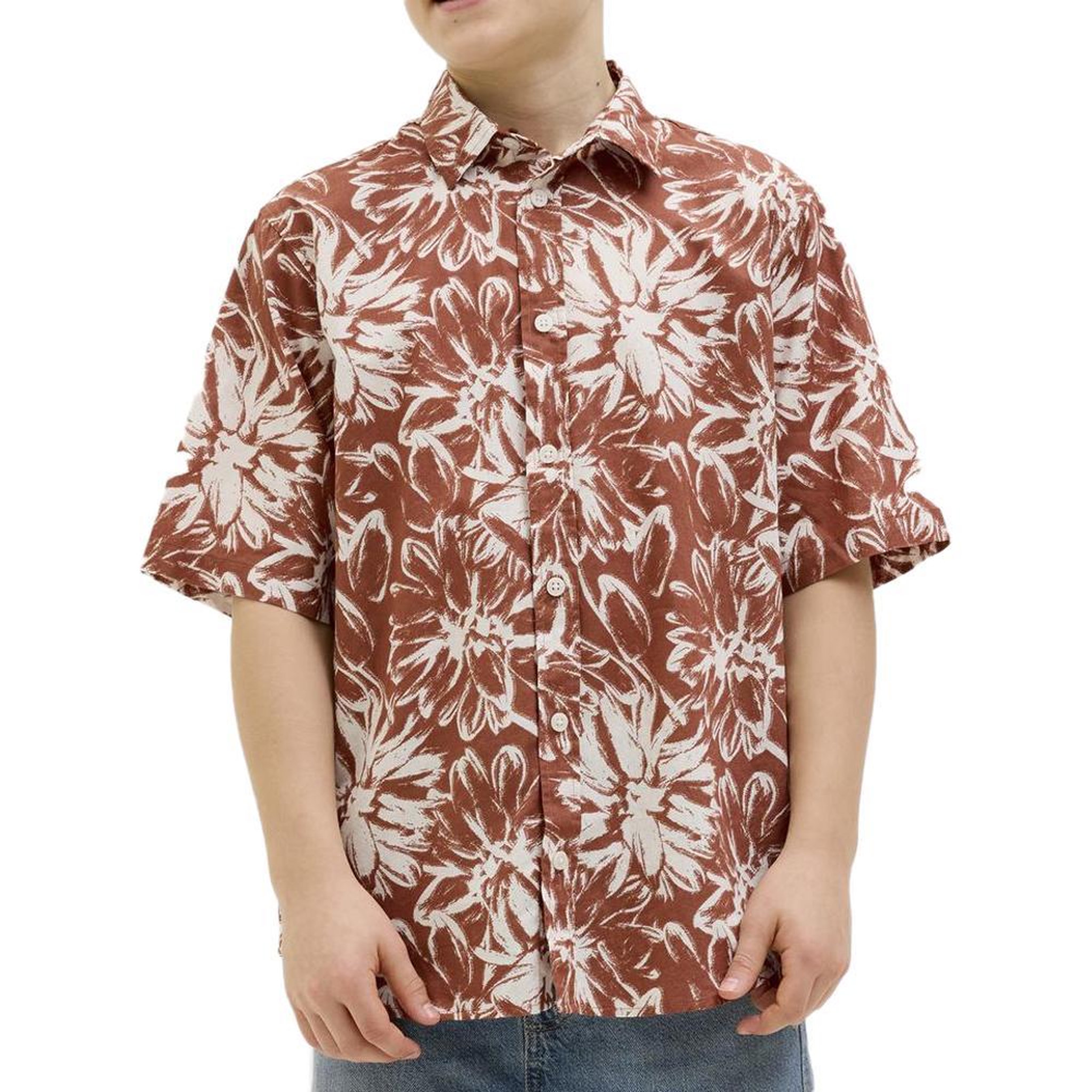 Jack & Jones Chemise  Garçon Jack & Jones Joshua. Coloris disponibles : Orange