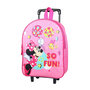 Voir la diapositive 2 : Bagtrotter BAGTROTTER Sac à dos à roulettes 31 cm maternelle Disney Minnie Rose Fun