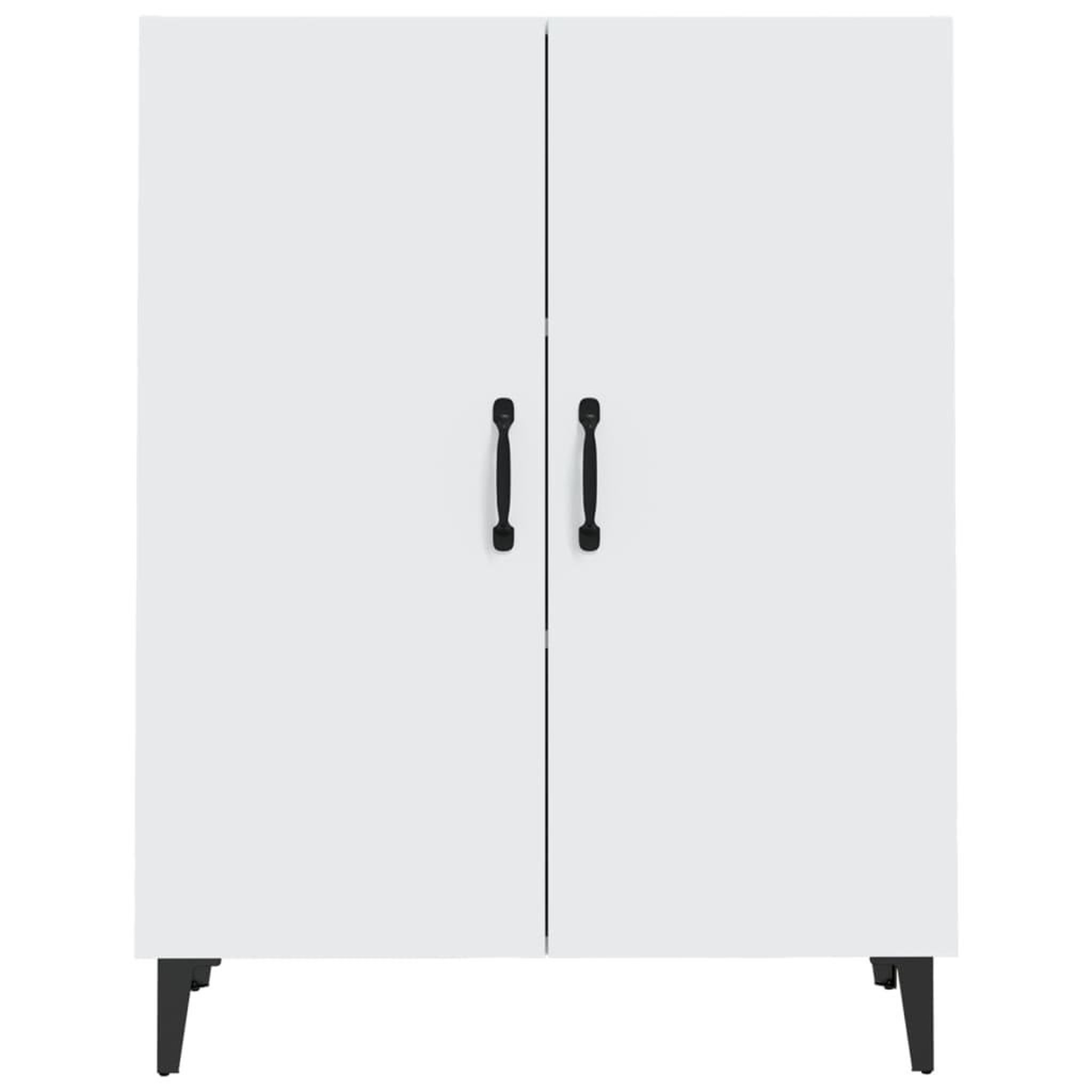 Voir la diapositive 3 : VIDAXL Buffet Blanc 70x34x90 cm Bois d'ingenierie