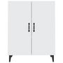 Voir la diapositive 3 : VIDAXL Buffet Blanc 70x34x90 cm Bois d'ingenierie
