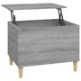 Voir la diapositive 2 : VIDAXL Table basse Sonoma gris 60x44,5x45 cm Bois d'ingenierie