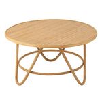 Paris Prix Table Basse en Rotin  Balia  80cm Naturel