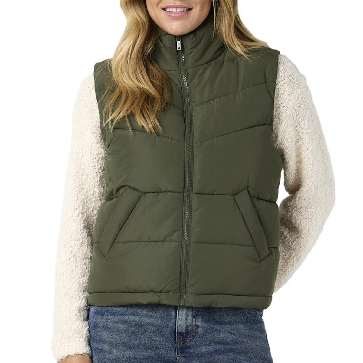 NOISY MAY Doudoune Sans Manches e Femme Noisy May Dalcon