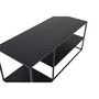 Voir la diapositive 3 : Paris Prix Table Basse Avec Étagères  Staal  120cm Noir