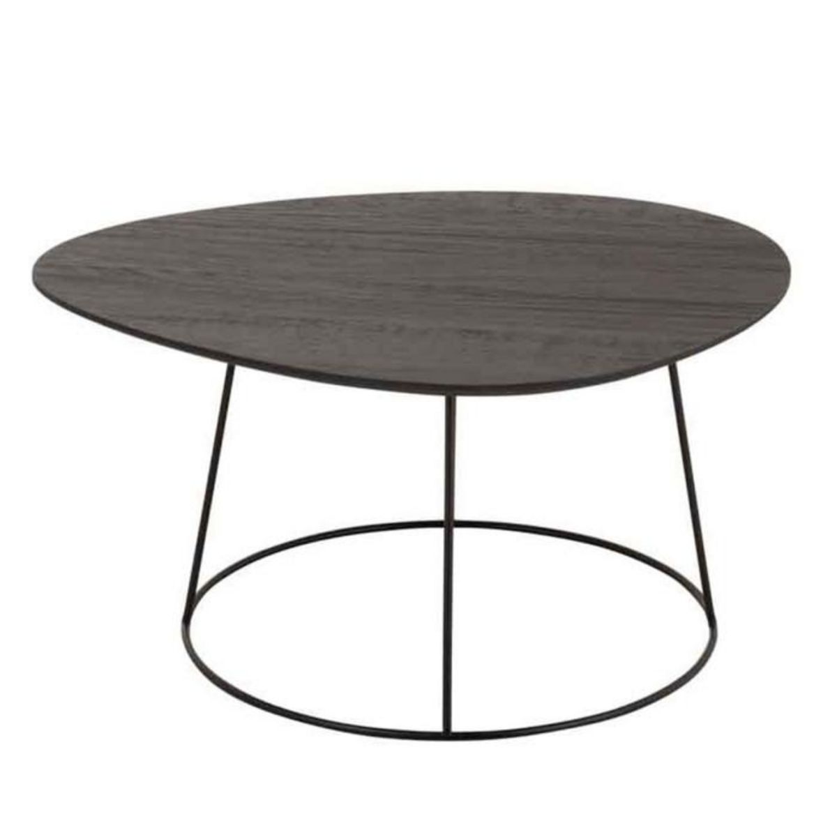 Paris Prix Table d'Appoint Design  Mesla  69cm Marron Foncé