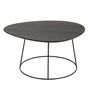 Voir la diapositive 2 : Paris Prix Table d'Appoint Design  Mesla  69cm Marron Foncé