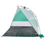 Voir la diapositive 5 : VIDAXL Tente de plage vert d'eau liberation rapide impermeable