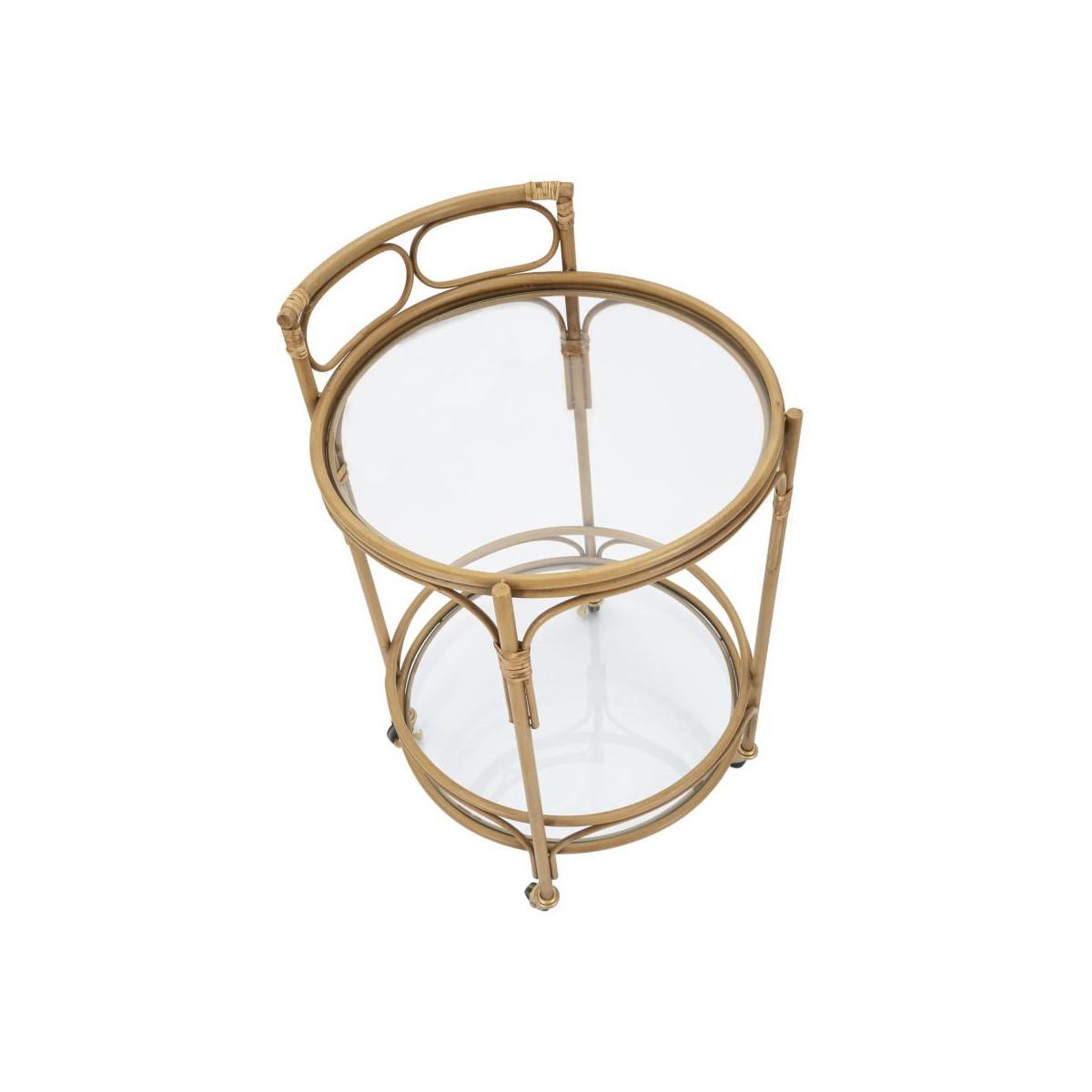 Voir la diapositive 4 : Paris Prix Desserte de cuisine 2 niveaux  panama  74cm naturel