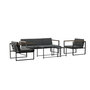 Voir la diapositive 1 : Paris Prix Salon de Jardin 5 Places  Dakar  188cm Gris