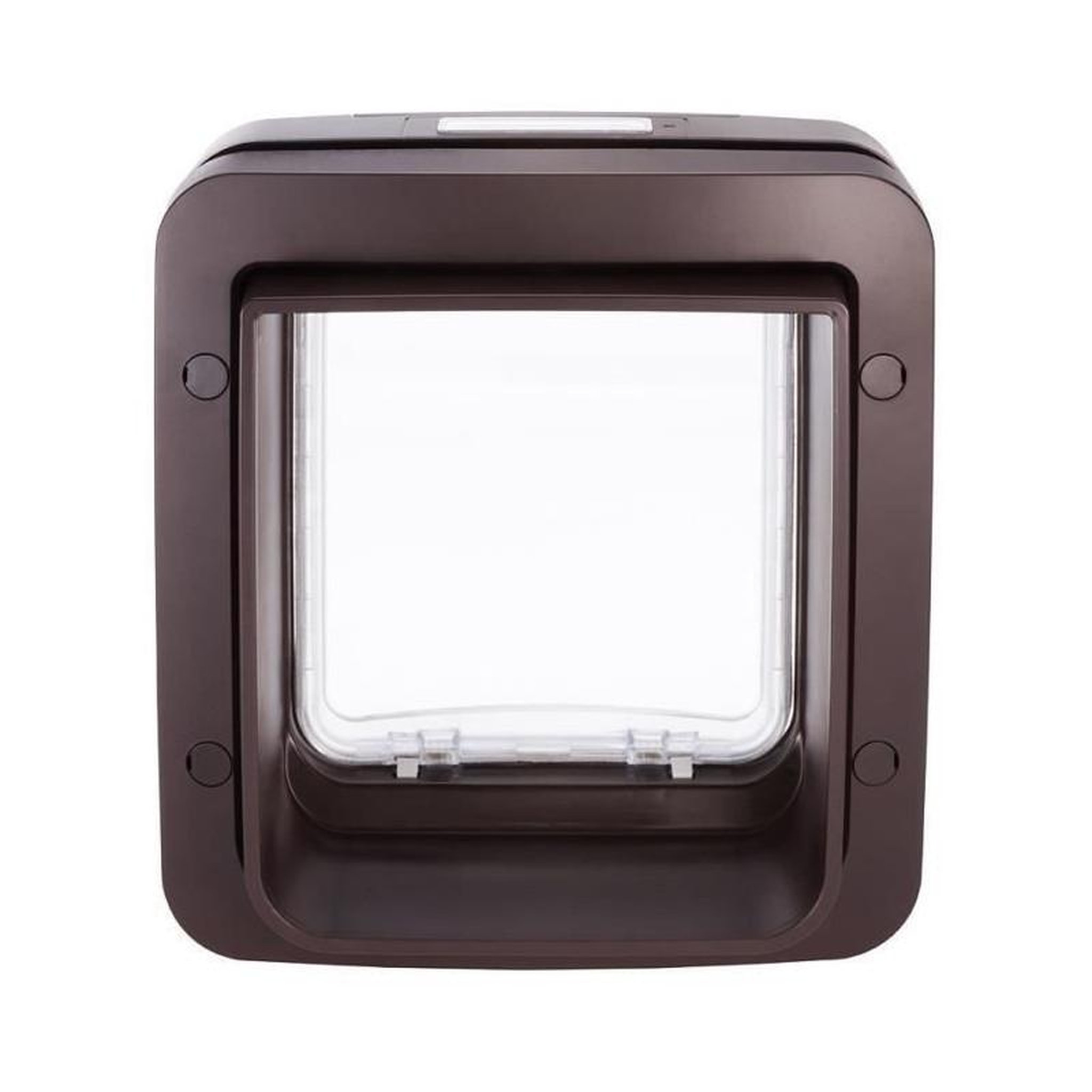 Voir la diapositive 2 : GENERIQUE SUREFLAP Grande chatiere a puce electronique marron