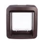 Voir la diapositive 2 : GENERIQUE SUREFLAP Grande chatiere a puce electronique marron