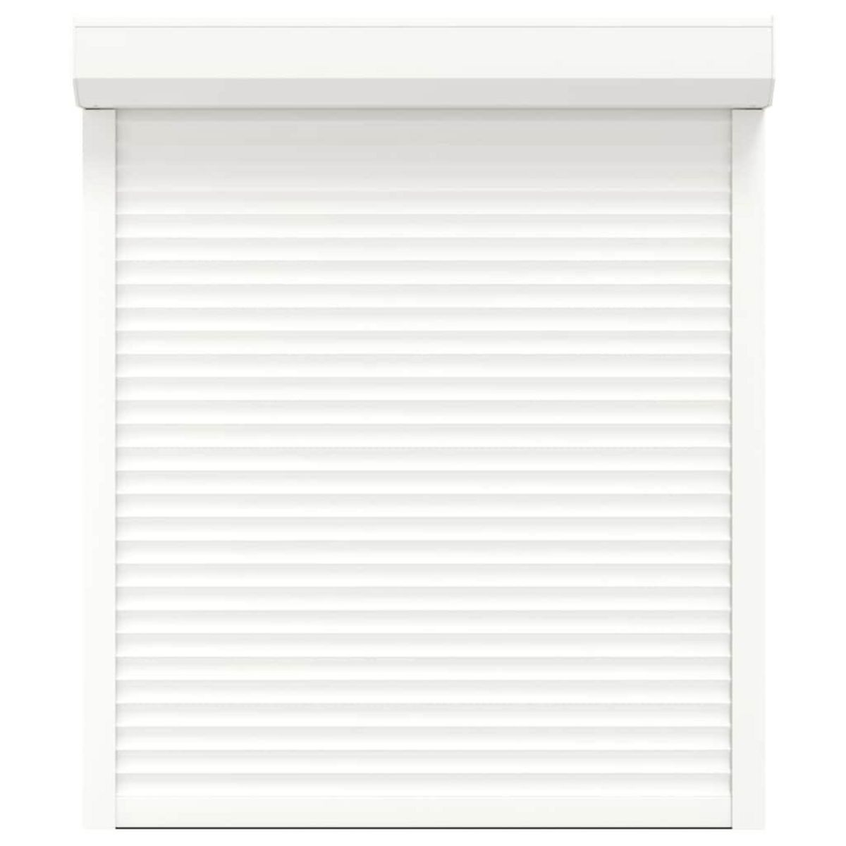 VIDAXL Volet roulant aluminium 110x130 cm blanc