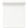 Voir la diapositive 4 : VIDAXL Volet roulant aluminium 110x130 cm blanc