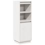 Voir la diapositive 2 : VIDAXL Buffet haut Blanc 37x34x110 cm Bois massif de pin