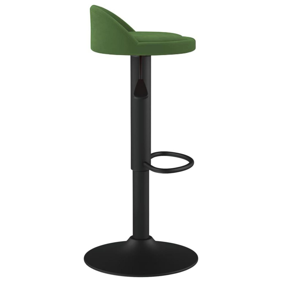 VIDAXL Tabouret de bar Vert fonce Velours
