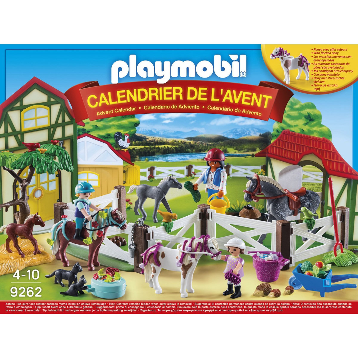 PLAYMOBIL 9262 - Calendrier de l'Avent Centre équestre 