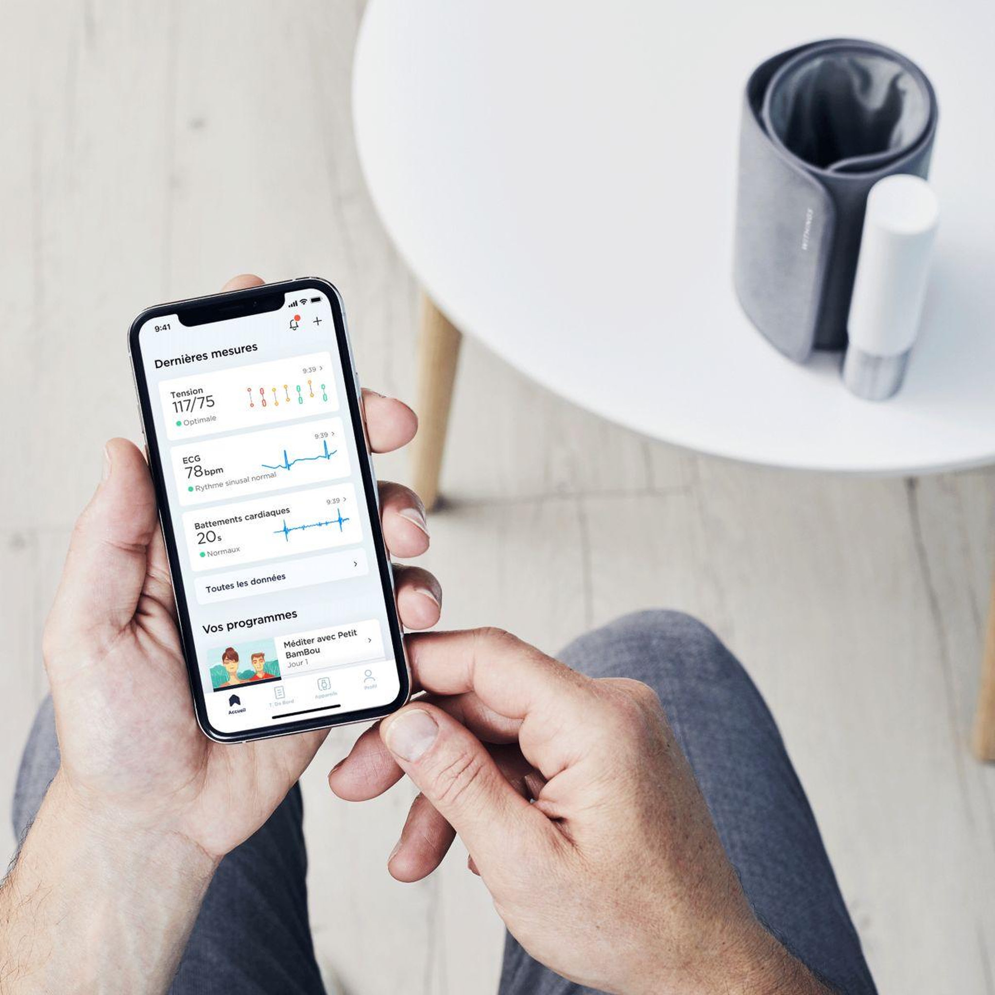 Voir la diapositive 5 : WITHINGS Tensiomètre BPM core