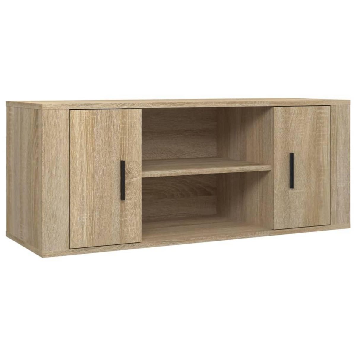 VIDAXL Meuble TV Chene sonoma 100x35x40 cm Bois d'ingenierie