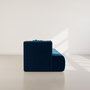 Voir la diapositive 6 : LISA DESIGN Onyx - canapé droit 4 places avec double méridienne - assise profonde - en velours côtelé