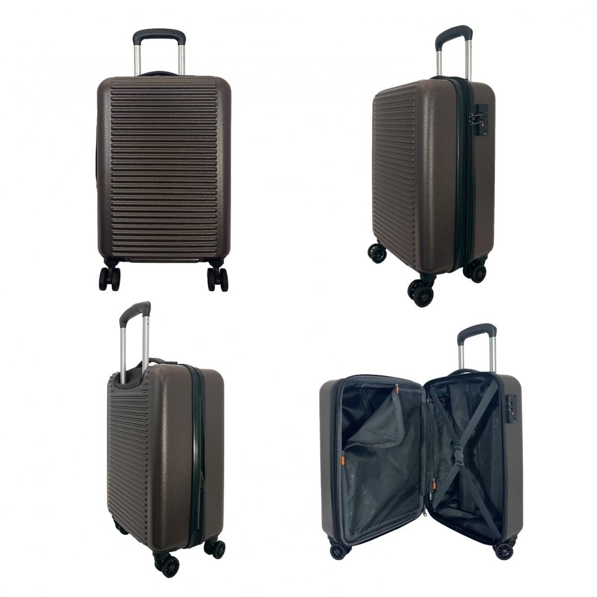 David Jones Lot 3 valises rigides dont 1 cabine TSA