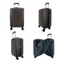 Voir la diapositive 3 : David Jones Lot 3 valises rigides dont 1 cabine TSA