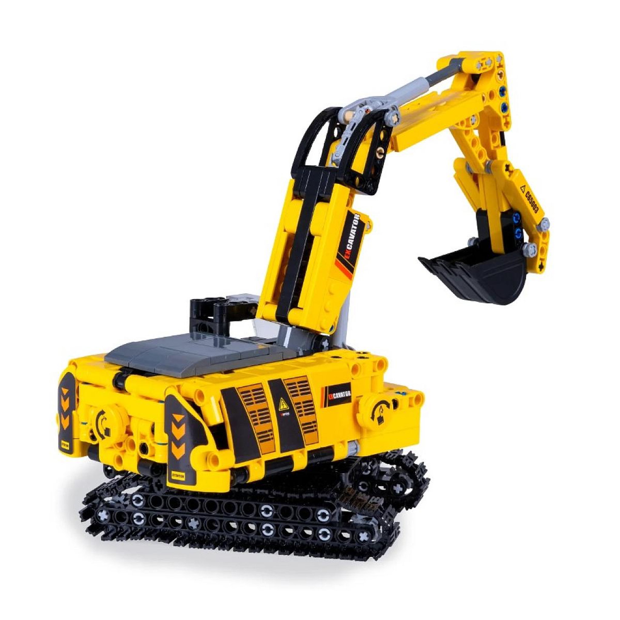 Voir la diapositive 2 : Jamara CaDA Pelleteuse Bricks jaune