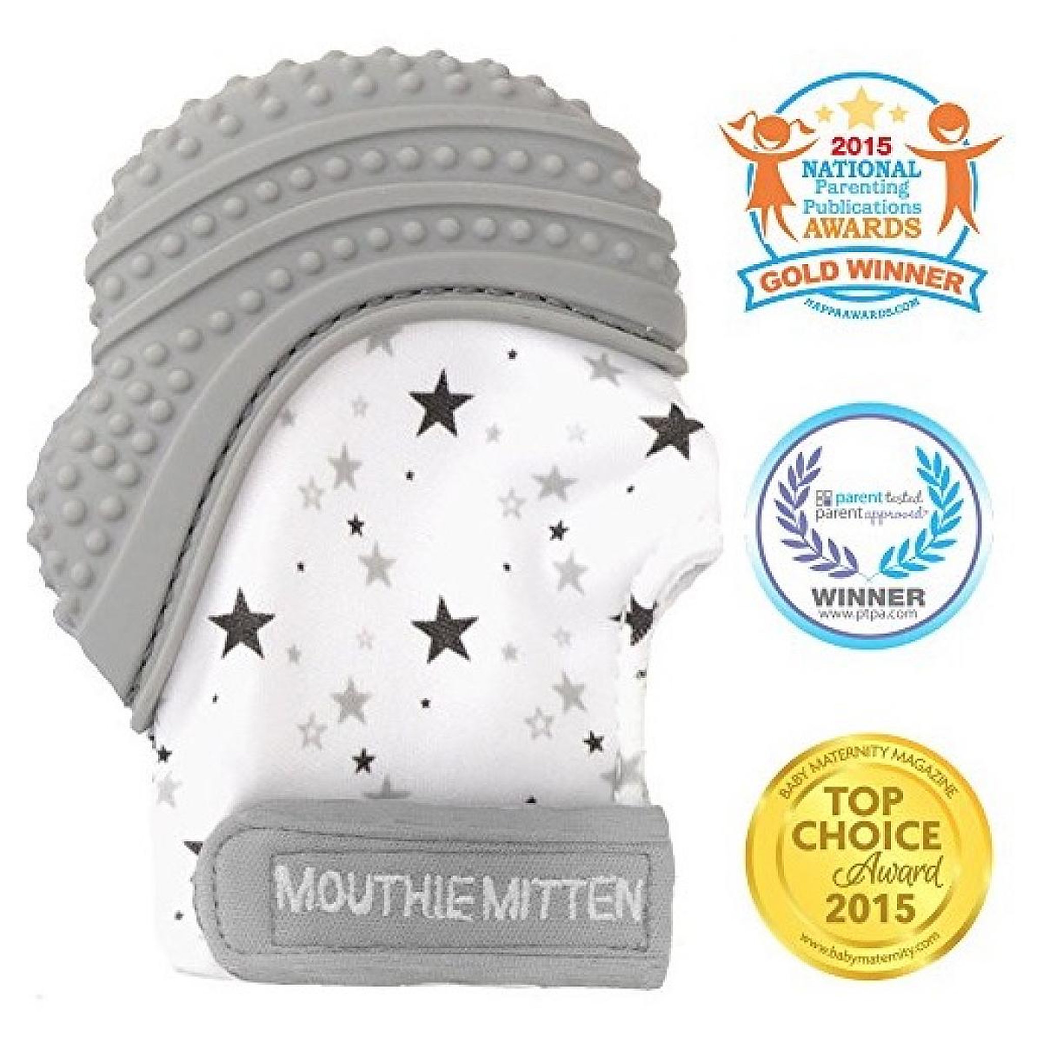 Voir la diapositive 1 : MALARKEY KIDS Mitaine de dentition grise