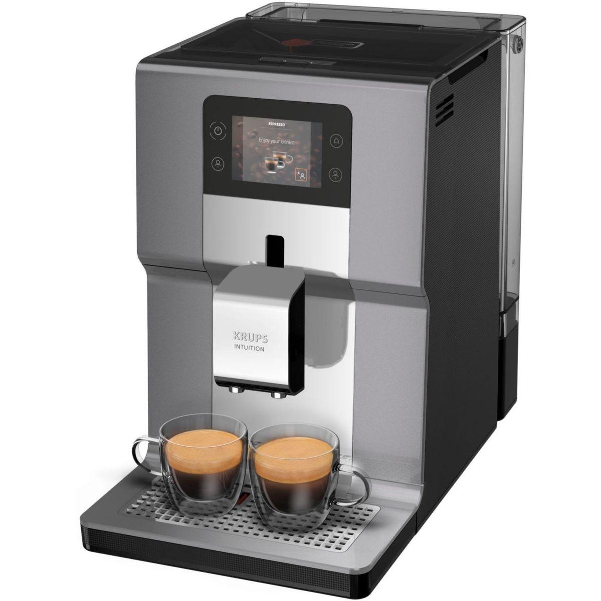 Voir la diapositive 2 : KRUPS Expresso Broyeur intuition preference+ YY4491FD