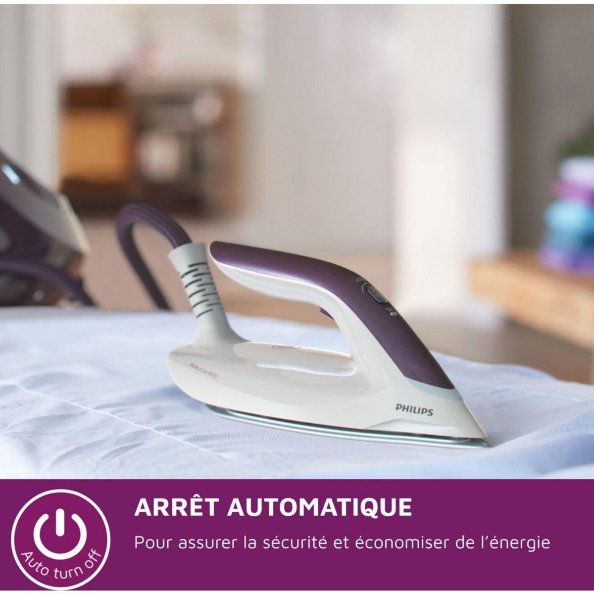 Philips Centrale vapeur PSG8050/30 violet 1,8L