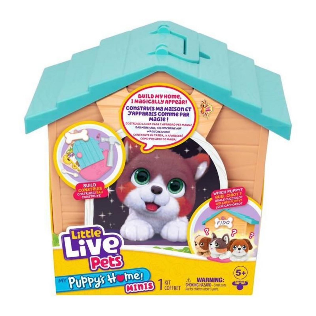 Pets Mini-monde Little Live Pets My Puppy's Home Minis coloré