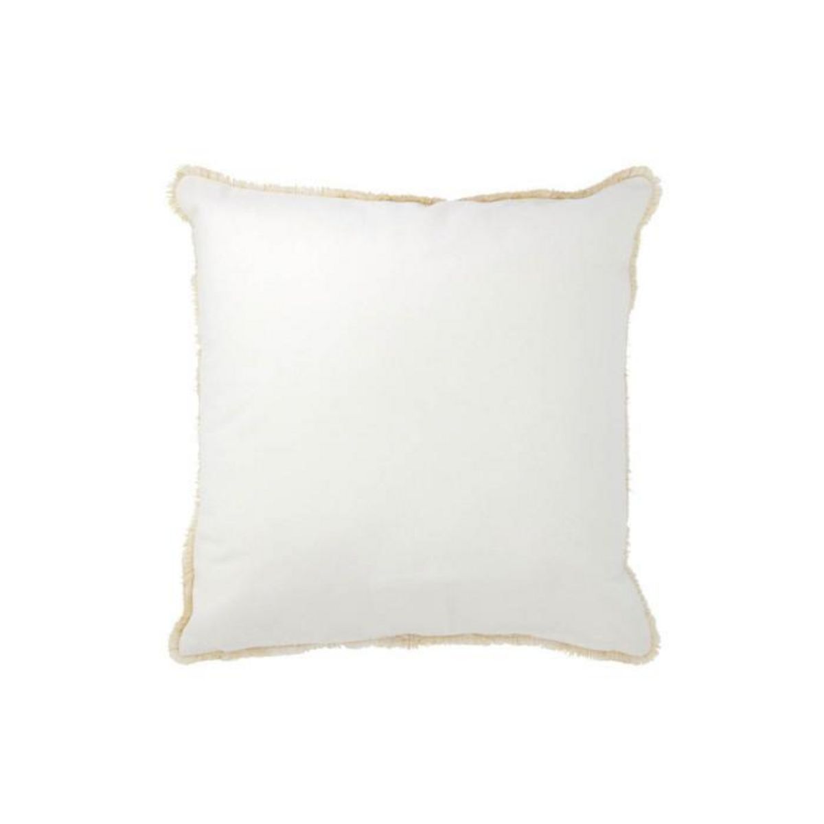 Paris Prix Coussin Déco Sapin  Ellis  45x45cm Blanc