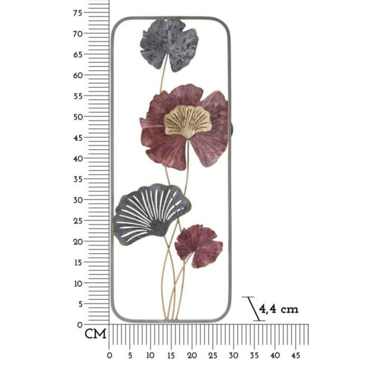 Paris Prix Décoration Murale Encadrée en Métal  Lobo  74cm Multicolore