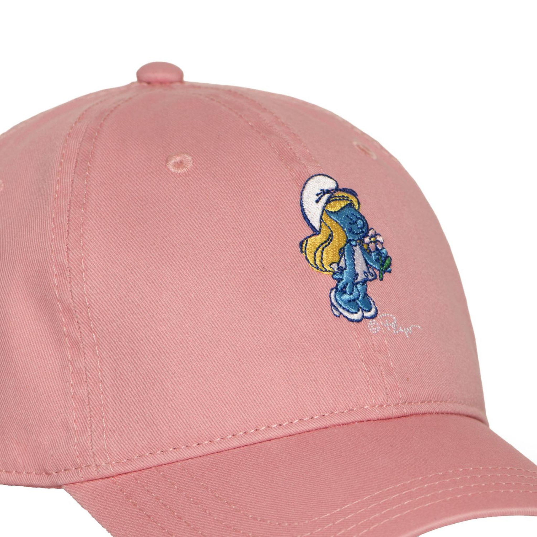 Voir la diapositive 3 : CAPSLAB Casquette dad cap avec broderie smurf stroumpfette